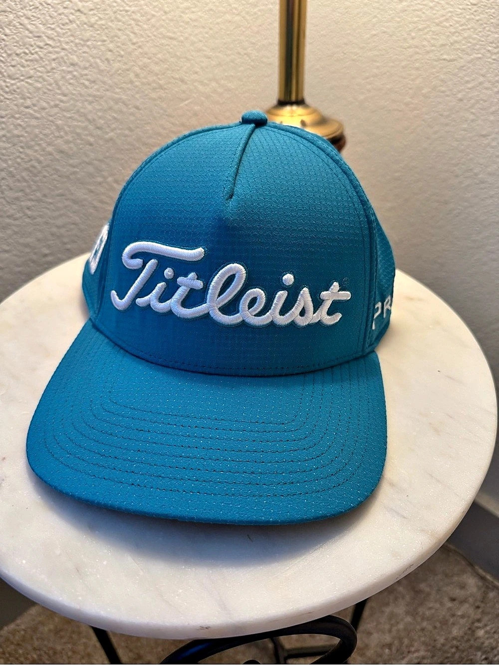 Titleist Tour Stretch Tech Pro V1 FJ Golf Hat Blue L/XL